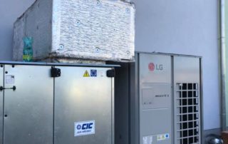 Tepelná čerpadla - Vytápění haly 1